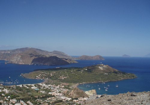 Vista delle Isole Eolie